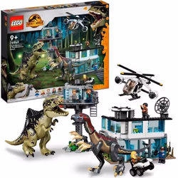 LEGO® 76949 Jurassic World L’Attaque du Giganotosaurus et du Therizinosaurus Hélicoptère et Figurine de Dinosaure