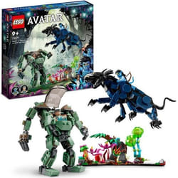 LEGO Avatar 75571 Neytiri et le Thanator vs. Quaritch dans l’Exosquelette AMP Jouet