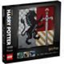 LEGO® Art 31201 Harry Potter™ Les blasons de Poudlard tableau de décoration mural loisir créatif pour adultes