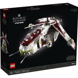 Jouet - Lego - 75309 Lhélicoptère de combat de la République - Blanc - Mixte - Enfant