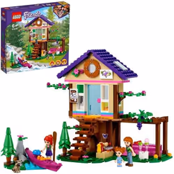 LEGO® 41679 Friends La maison dans la forêt avec Mia Figurine Animal Raton-Laveur et Kayak Jeu de Construction