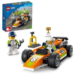 LEGO® 60322 City Great Vehicles La Voiture de Course Jouets Créatifs Style Formule 1 pour Enfants +4 Ans avec Minifigures