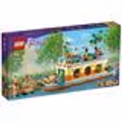 LEGO® 41702 Friends La Péniche Jouet Bateau pour Enfants dès 7 ans avec Jardin 4 Mini-Poupées Figurines Animaux Set Nature