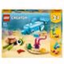 LEGO® 31128 Creator Le Dauphin Et La Tortue Set de Figurines de Jouets dAnimaux Marins pour Filles et Garçons de 6 Ans et Plu ...
