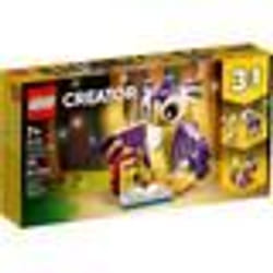 LEGO® 31125 Creator 3 en 1 Fabuleuses Créatures De La Forêt Du Lapin à la Chouette en Passant par lÉcureuil Figurines dAnimaux