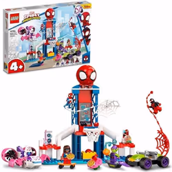 LEGO® 10784 Marvel Spidey et Ses Amis Extraordinaires La Base Secrète du QG de Spider-Man Jouet Enfants +4 ans avec Miles Mor ...
