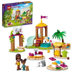 LEGO® 41698 Friends LAire De Jeu Pour Chien Jouet Pour les Enfants de 5 Ans et Plus avec Toboggan et Mini-Poupée Idée Cadeau