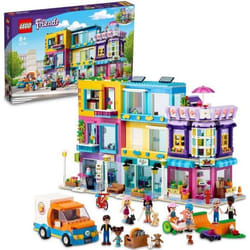 LEGO 41704 Friends L'Immeuble de La Grand-Rue Jouet Maison de Poupée Salon de Coiffure et Café avec Mini-Poupées Enfants 8 Ans
