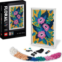 LEGO ART 31207 Art Floral Accessoire Décoration Intérieure Fleurs Artificielles Adultes