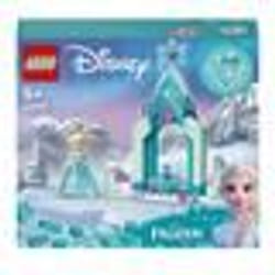 LEGO® 43199 Disney La Cour du Château d’Elsa Jouet de Construction pour Enfants Mini-Poupée Reine des Neiges 2 et Robe Diamant
