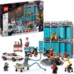 LEGO 76216 Marvel L’Armurerie d’Iron Man Jouet Avengers Figurine Tony Stark Cadeau Super-Héros Garçons et Filles 7 Ans et Plu ...