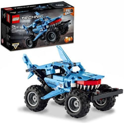 LEGO® 42134 Technic Monster Jam Megalodon Voiture Jouet pour Enfants +7 Ans 2 en 1 Truck et Low Racer Lusca à Rétrofriction