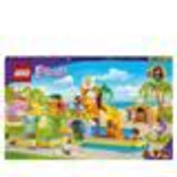 LEGO® 41720 Friends Le Parc Aquatique Jouet dÉté à Construire pour Enfants de 6 Ans avec Mini-Poupées Toboggans et Aquarium