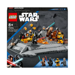 Lego Playset 75336 Star Wars Obi-Wan Kenobi vs. Darth Vaderr (408 Pièces)