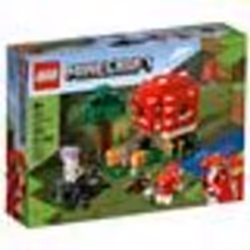 LEGO® 21179 Minecraft La Maison Champignon Set Jouet de Construction pour Enfants dès 8 ans Idée de Cadeau avec Figurines