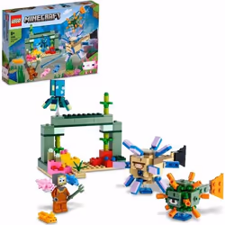 LEGO® 21180 Minecraft Le Combat Des Gardiens Set Aventure Sous-Marine Jouet de Construction Enfants +8 ans et Figurines Mobs