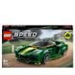 LEGO® 76907 Speed Champions Lotus Evija Voiture de Course Jouet Réduit Avec Minifigure de Pilote de Course Jouet Pour Enfants