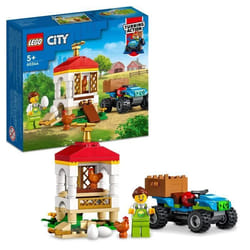 LEGO® 60344 City Le Poulailler Jouet sur les Animaux de la Ferme avec Quad pour Garçons et Filles de 5 Ans et Plus