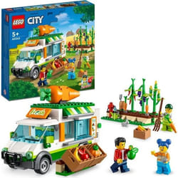 LEGO® City 60345 Le Camion de Marché des Fermiers Jouet de la Ferme Food Truck Stand