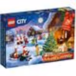 Calendrier de lAvent LEGO City 60352 - Figurine Père Noël - Cadeau pour Enfants