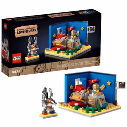 Jeu de construction LEGO® Ideas Aventure à bord du vaisseau USS en carton - 962 pièces - Marron