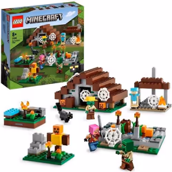 LEGO Minecraft 21190 Le Village Abandonné Jouet Construction Maison avec Figurine Zombie