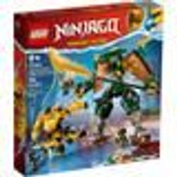 LEGO® NINJAGO 71794 LÉquipe de Robots des Ninjas Lloyd et Arin Jouet de Ninja pour Enfants