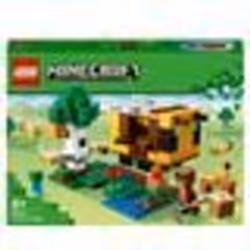 LEGO Minecraft 21241 La Cabane Abeille Jouet Ferme avec Maison Zombie et Figurines Animaux