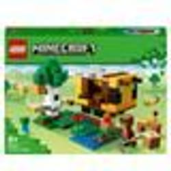 LEGO Minecraft 21241 La Cabane Abeille Jouet Ferme avec Maison Zombie et Figurines Animaux