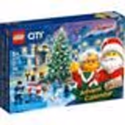 LEGO® City 60381 Calendrier de lAvent 2023 - LEGO - 24 Cadeaux dont Figurines du Père Noël et du Renne