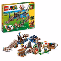 LEGO® Super Mario 71425 Ensemble d extension Course de chariot de mine de Diddy Kong