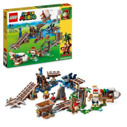 LEGO® Super Mario 71425 Ensemble d extension Course de chariot de mine de Diddy Kong