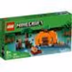 LEGO® Minecraft 21248 La Ferme Citrouille Jouet de Maison avec Figurines Steve et Sorcière