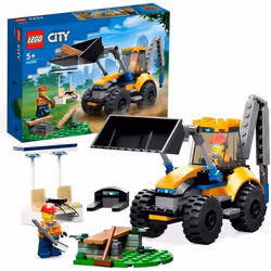 LEGO® City 60385 La Pelleteuse de Chantier Jouet Engin de Chantier Garçons et Filles 5 Ans