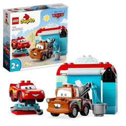 LEGO DUPLO Disney et Pixar 10996 La Station de Lavage avec Flash McQueen et Martin Jouet