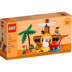 Jeux de construction - LEGO - L’AIRE DE JEUX DU BATEAU PIRATE - Blanc - Plastique - A monter soi-même
