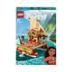 LEGO® Disney Princesse 43210 Le Bateau d’Exploration de Vaiana Jouet avec Dauphin Mini-Poupée