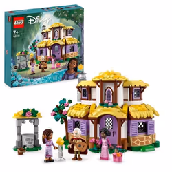 LEGO® Disney Wish 43231 La Chaumière d’Asha Maison de Poupées avec Mini Poupées Asha Sakina et Sabino et Figurine Star