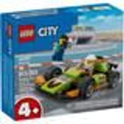 LEGO® 60399 City La Voiture de Course Verte Jouet pour Garçons et Filles Dès 4 Ans avec Photographe et Pilote