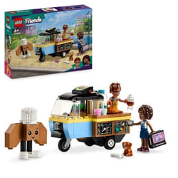 LEGO® 42606 Friends Le Chariot de Pâtisseries Mobile Jouet Éducatif avec Figurines Aliya Jules et le Chien Aira