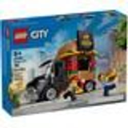 LEGO® 60404 City Le Food-truck de Burgers Jouet de Camionnette Jeu Imaginatif avec Camionnette et Minifigurines