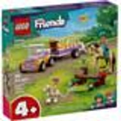 LEGO® 42634 Friends La Remorque du Cheval et du Poney Jouet avec Figurines Liann Zoya et 2 Figurines dAnimaux
