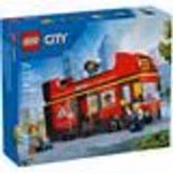 LEGO® City 60407 Le bus rouge à deux étages bus jouet véhicule pour enfants dès 7 ans