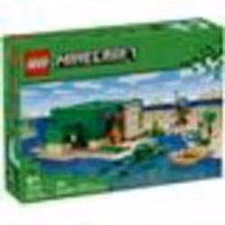 LEGO® 21254 Minecraft La Maison de la Plage de la Tortue Jouet avec Accessoires Minifigurines des Personnages du Jeu Vidéo