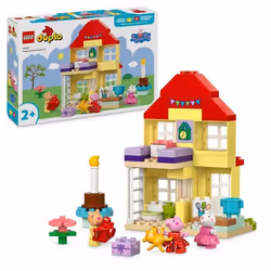 LEGO® DUPLO® 10433 La fête d’anniversaire chez Peppa Pig - Jouet à Construire dès 2 Ans