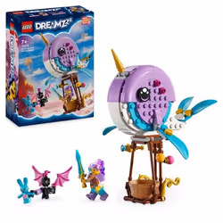 LEGO® 71472 DREAMZzz La Montgolfière Narval dIzzie Jouet dAnimaux Marins Sauvetage de Lapin Bunchu avec Figurine Baleine