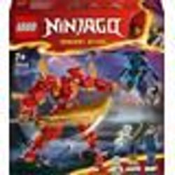 LEGO® 71808 NINJAGO Le Robot Élémentaire du Feu de Kai Jouet Ninja avec Figurine Personnalisable Plus Minifigurines Kai et Zane