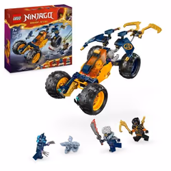 LEGO NINJAGO 71811 Le Buggy Tout-Terrain Ninja dArin Set avec Dragon et 4 Minifigurines