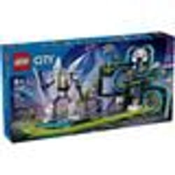 LEGO® City 60421 Le parc d’attractions de Robot World - Jeux de fête foraine enfant 8 ans