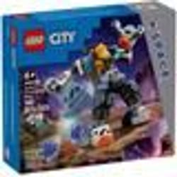 LEGO® 60428 City Le Robot de Chantier de l’Espace Jouet de Figurine de Robot avec Tenue Spatiale Cadeau Enfants 6 Ans